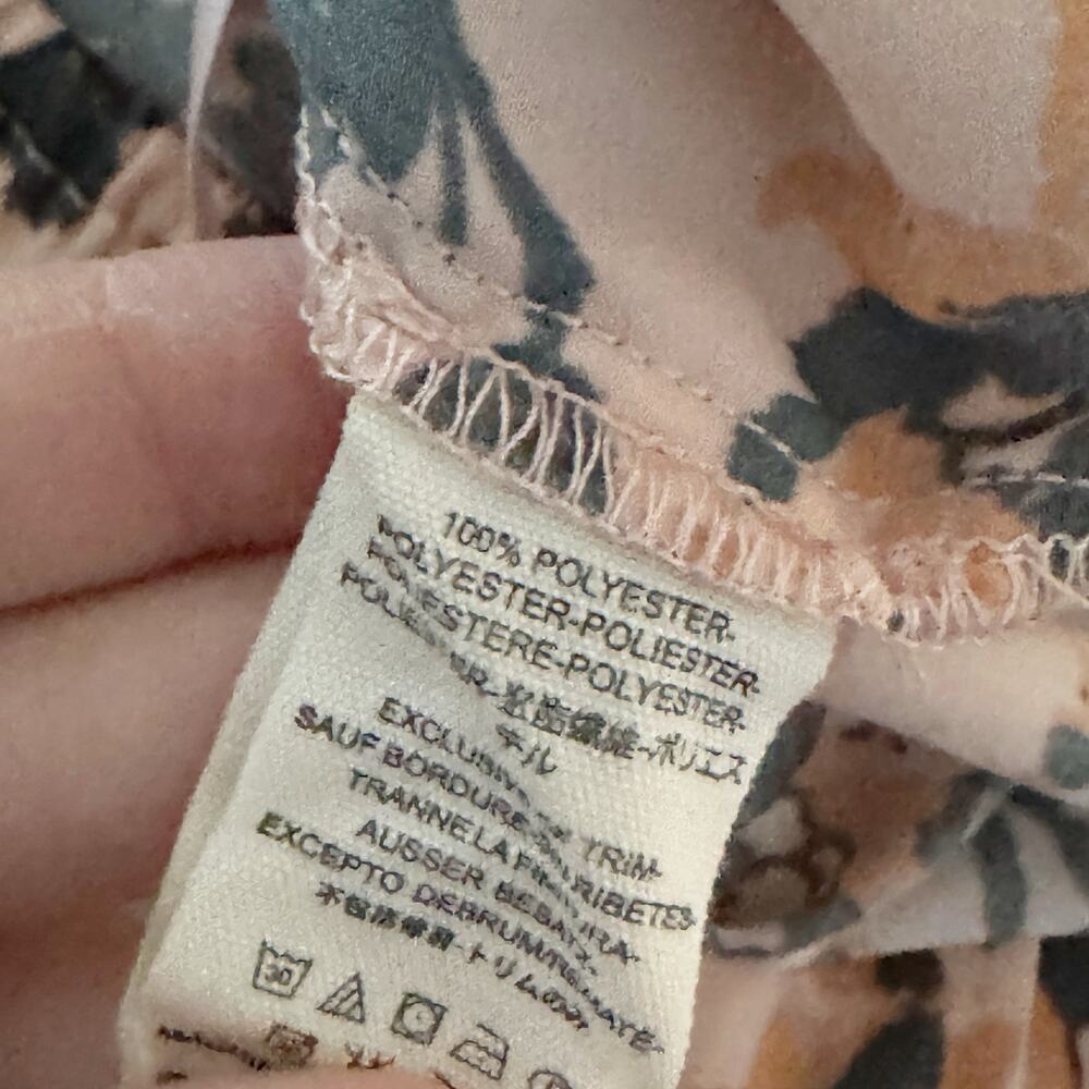 FREE PEOPLE Cruisin Together Mix Print Surplice Top Medium M - Picture 9 of 10